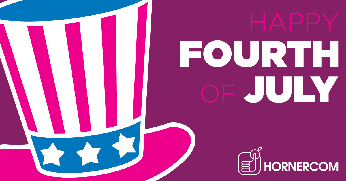 Hornercom's tweet image. Happy #4thofJuly! Hornercom wishes you a memorable celebration and much joy on this Independence Day.