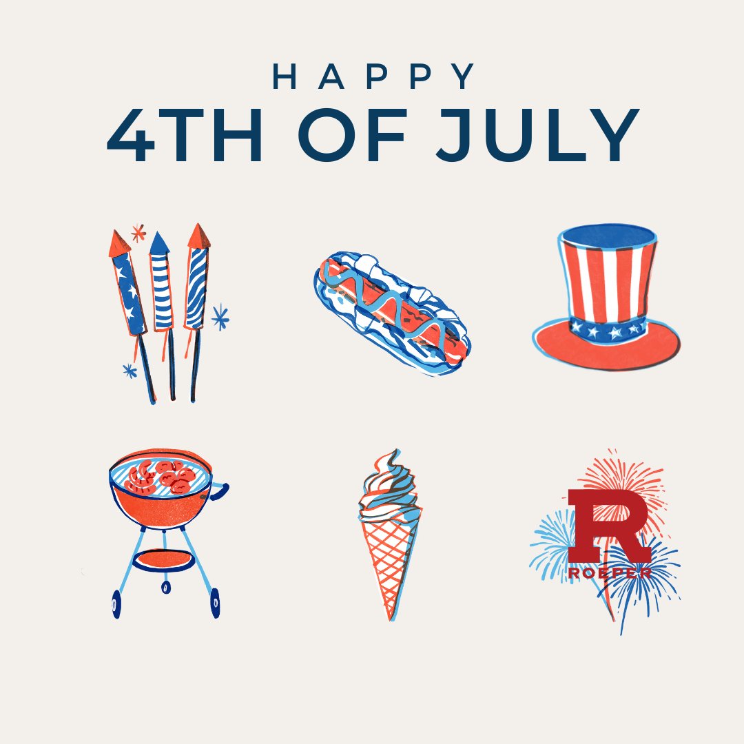 Happy Independence Day! 🇺🇸 Wishing you a fun, safe holiday with friends and family.