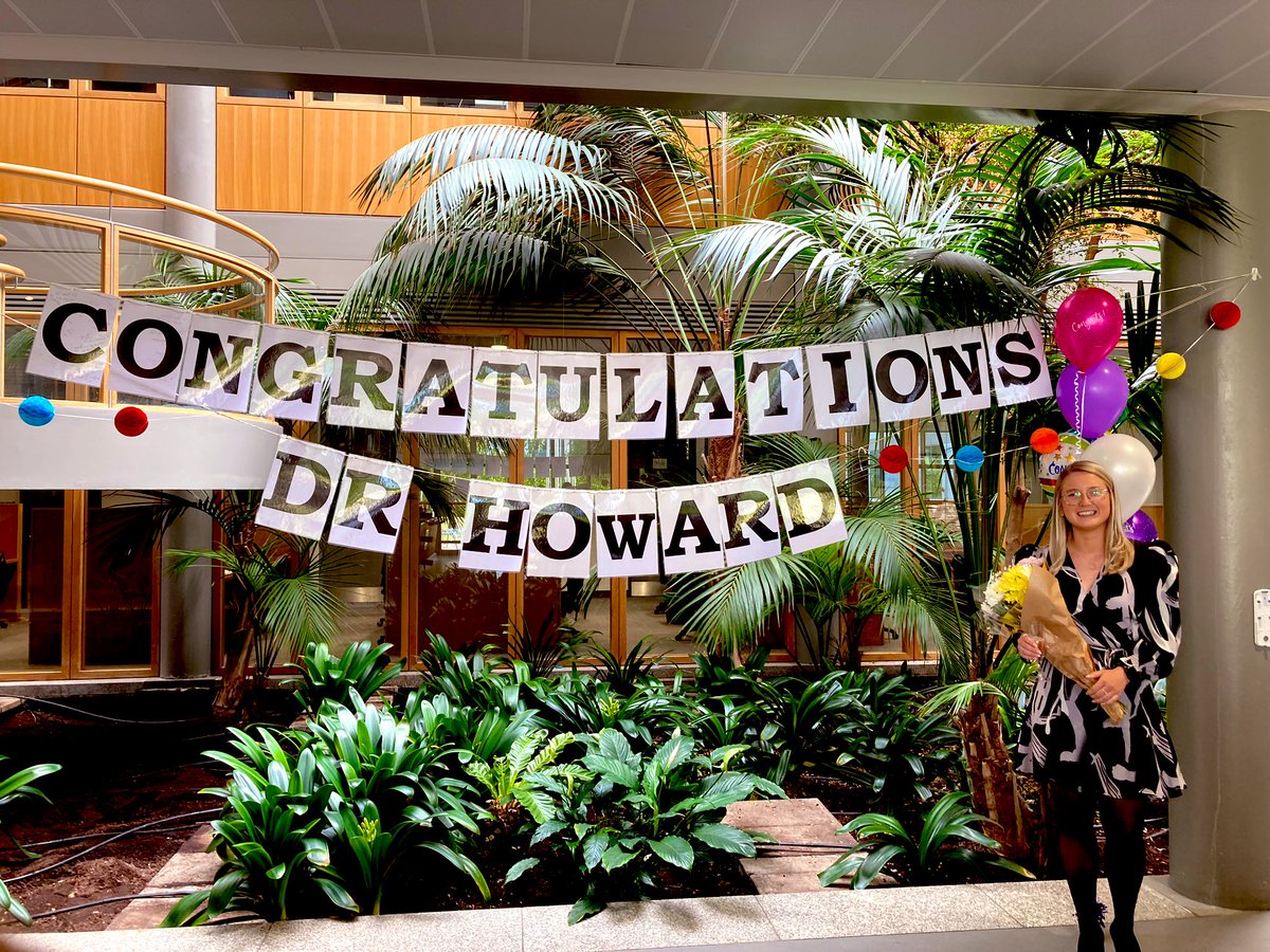 JaneHoward25's tweet photo. I am delighted to have successfully passed my PhD viva yesterday, following lots of interesting feedback and discussion.

I am so grateful to everyone involved in my research throughout the last 4 years, especially the best friends and family who helped me along the way! https://t.co/dBfcS8elGh