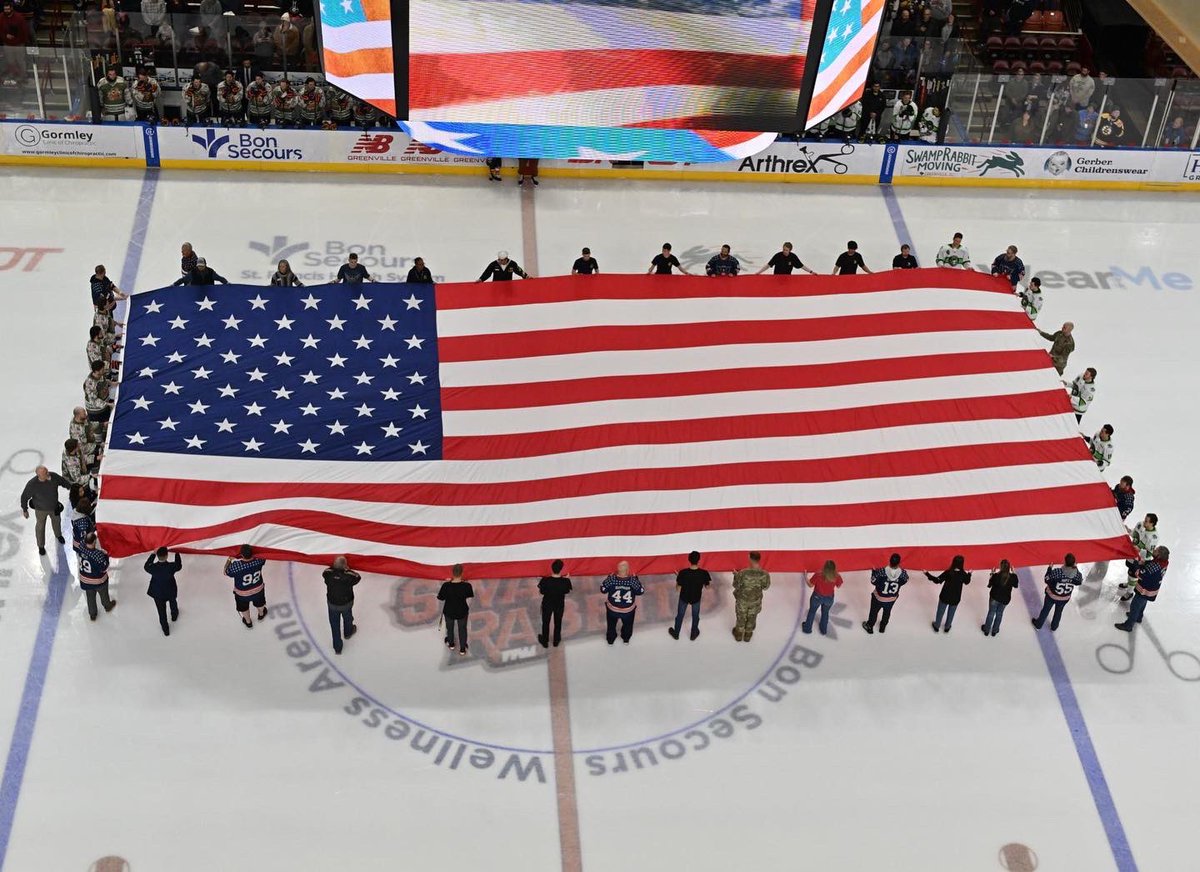 SwampRabbits's tweet image. Freedom courtesy of the Red, White, &amp;amp; Blue  #FourthofJuly