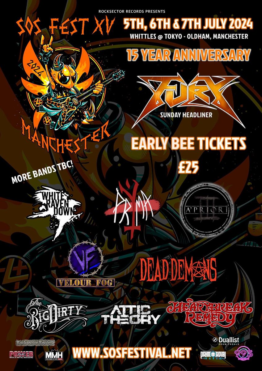 Attic Theory (@attictheory) on Twitter photo 🚨2024 FESTIVAL NEWS🚨
We are excited to announce that we will be performing at @sos_fest 2024!
We are playing alongside some amazing bands including our tour booker Katie’s other kids <a href="/WhiteRavenDown/">White Raven Down</a> & <a href="/bigdirtyrock/">The Big Dirty</a>
Early Bee tickets £25 at: sosfestival.net 🚨2024 FESTIVAL NEWS🚨
We are excited to announce that we will be performing at @sos_fest 2024!
We are playing alongside some amazing bands including our tour booker Katie’s other kids <a href="/WhiteRavenDown/">White Raven Down</a> & <a href="/bigdirtyrock/">The Big Dirty</a>
Early Bee tickets £25 at: sosfestival.net