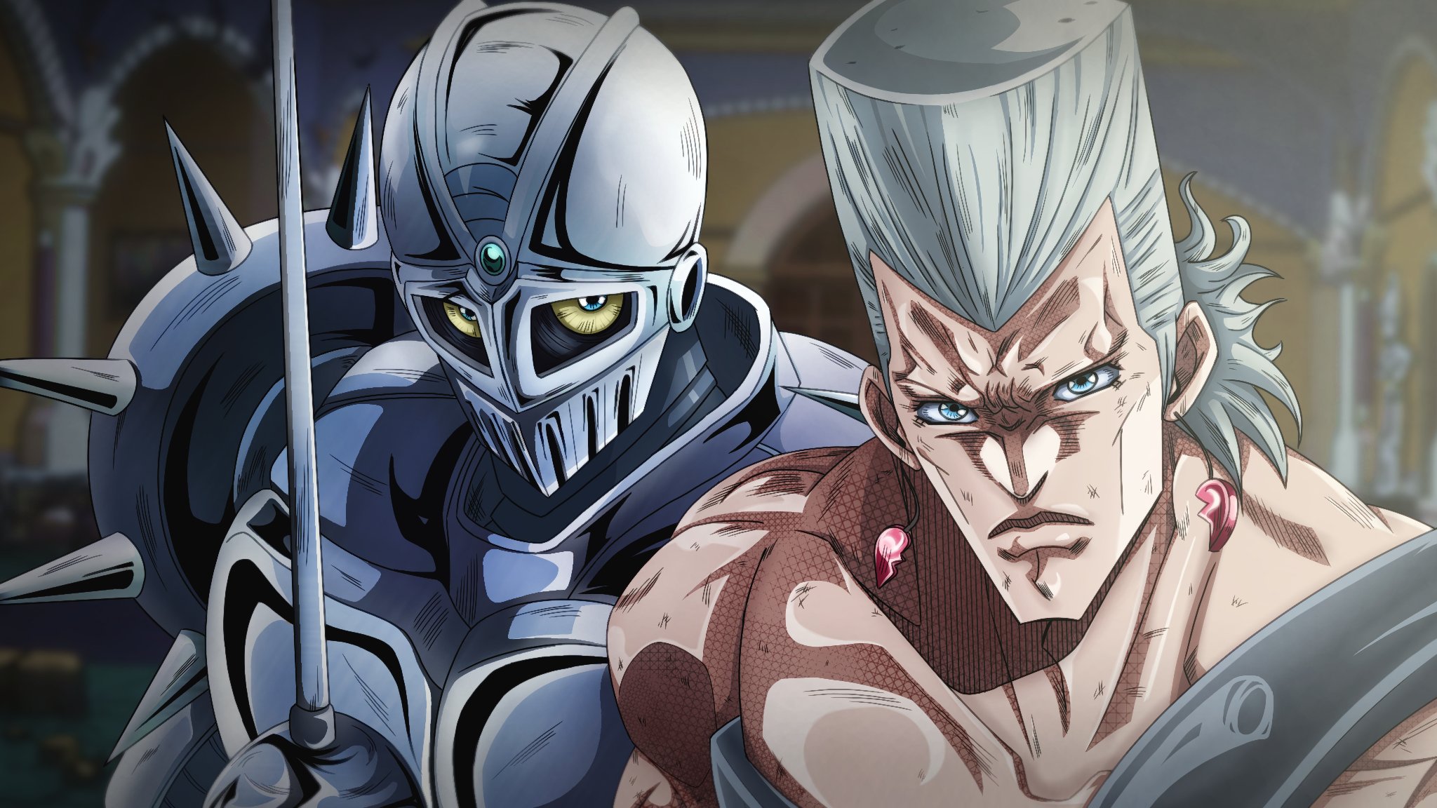 Dudi on X: Polnareff & Silver Chariot ⚔️ #jojo_anime  #JoJosBizarreAdventure #jjba  / X