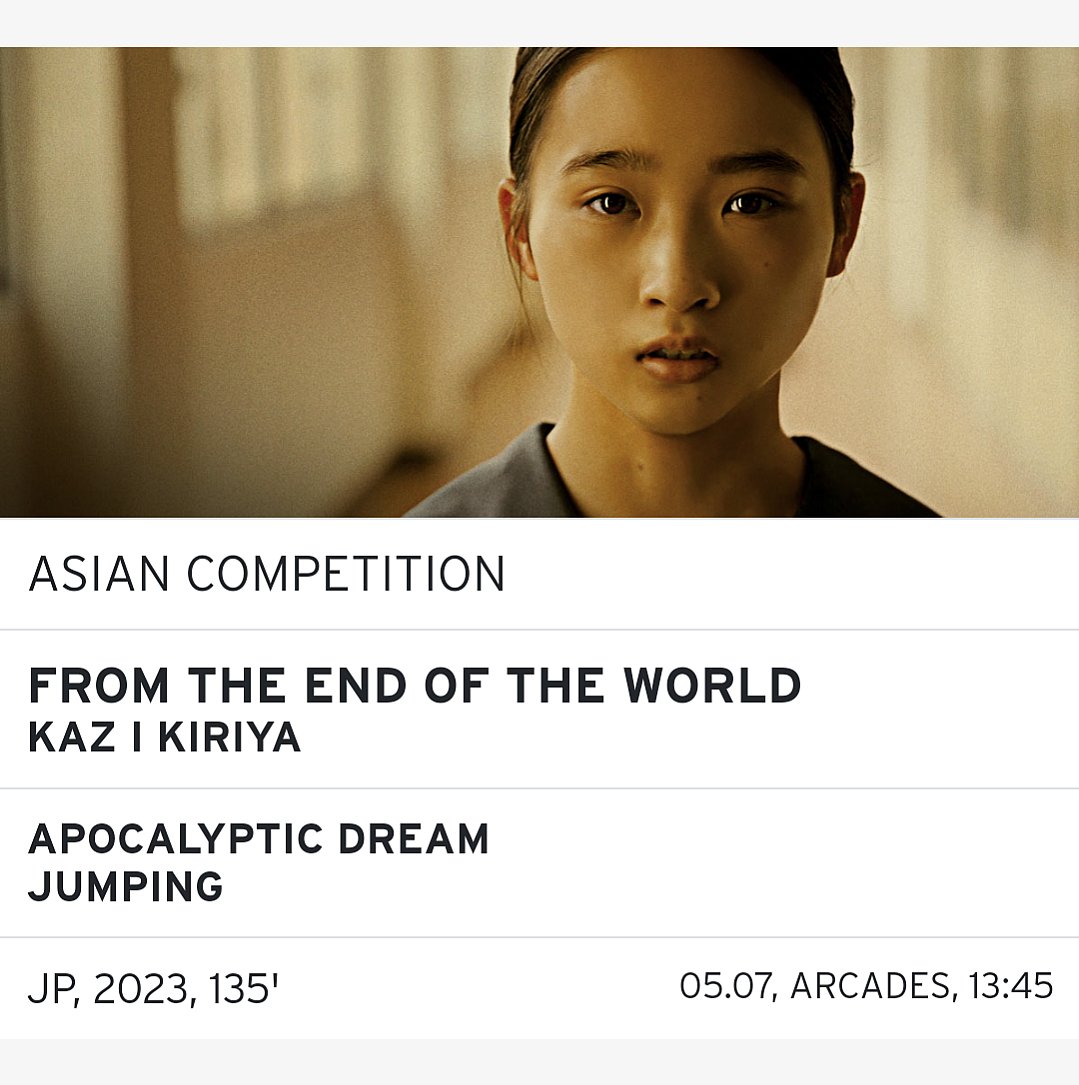 takano15301803's tweet photo. #ヌーシャテル国際ファンタスティック映画祭 #NIFFF2023
アジアンコンペティション部門
#紀里谷和明 監督
From The End of The World
#世界の終わりから 
7月5日 13時45分 (日本時間 20時45分)から、二回目の上映。

映画祭公式サイト
https://t.co/XzyPmBG5LO
英語字幕付予告
https://t.co/0qjg1q9WqJ https://t.co/3czUCHJmGJ
