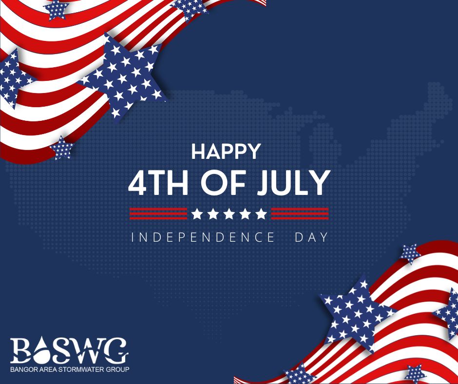 Happy Fourth of July! Let's make sure our celebrations don't impact our local water quality. Remember to dispose of waste properly and prevent stormwater pollution. Together, we can protect our environment!