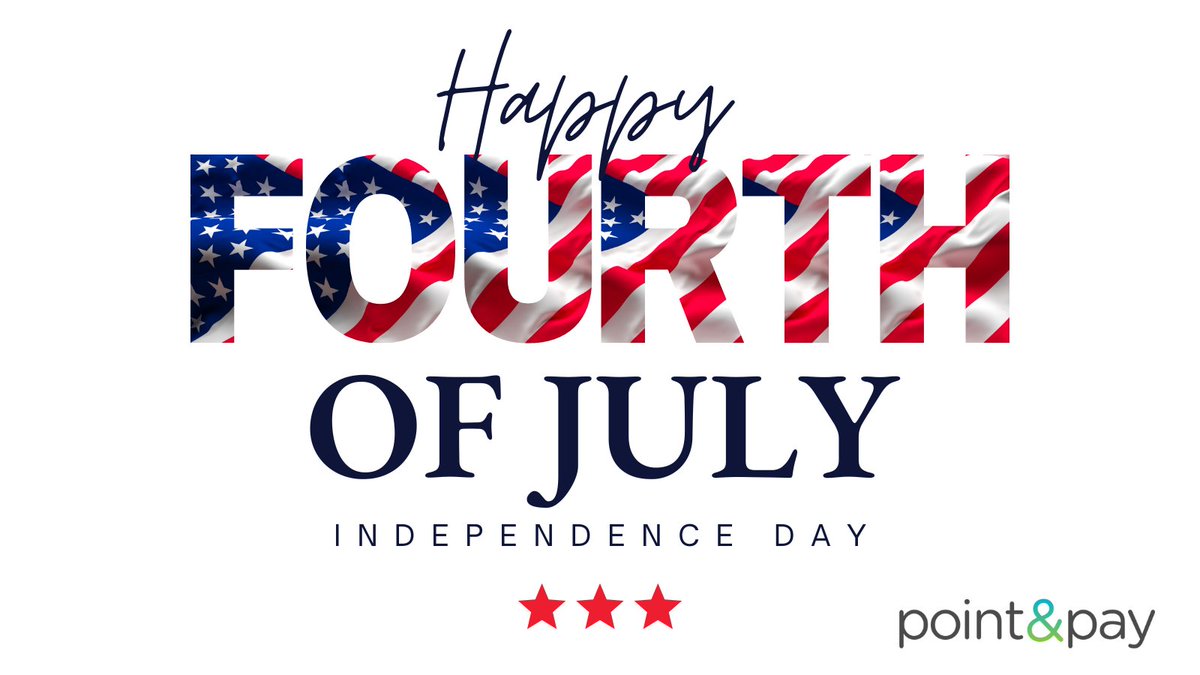PointandPayLLC's tweet photo. Happy Independence Day!
🇺🇸🇺🇸🇺🇸❤️🤍💙🇺🇸🇺🇸🇺🇸 https://t.co/GYD2y2KGvt
