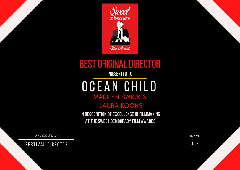 marilynswick's tweet photo. THREE NEW WINS FOR OCEAN CHILD!

Sweet Democracy Film Awards in Cannes, France just shared our three new wins for Ocean Child! 
 We are beyond thrilled that our mermaid destiny film is so loved GLOBALLY!

BEST FANTASY
BEST FAMILY FILM
BEST DIRECTOR https://t.co/W0bbv9ZIDD