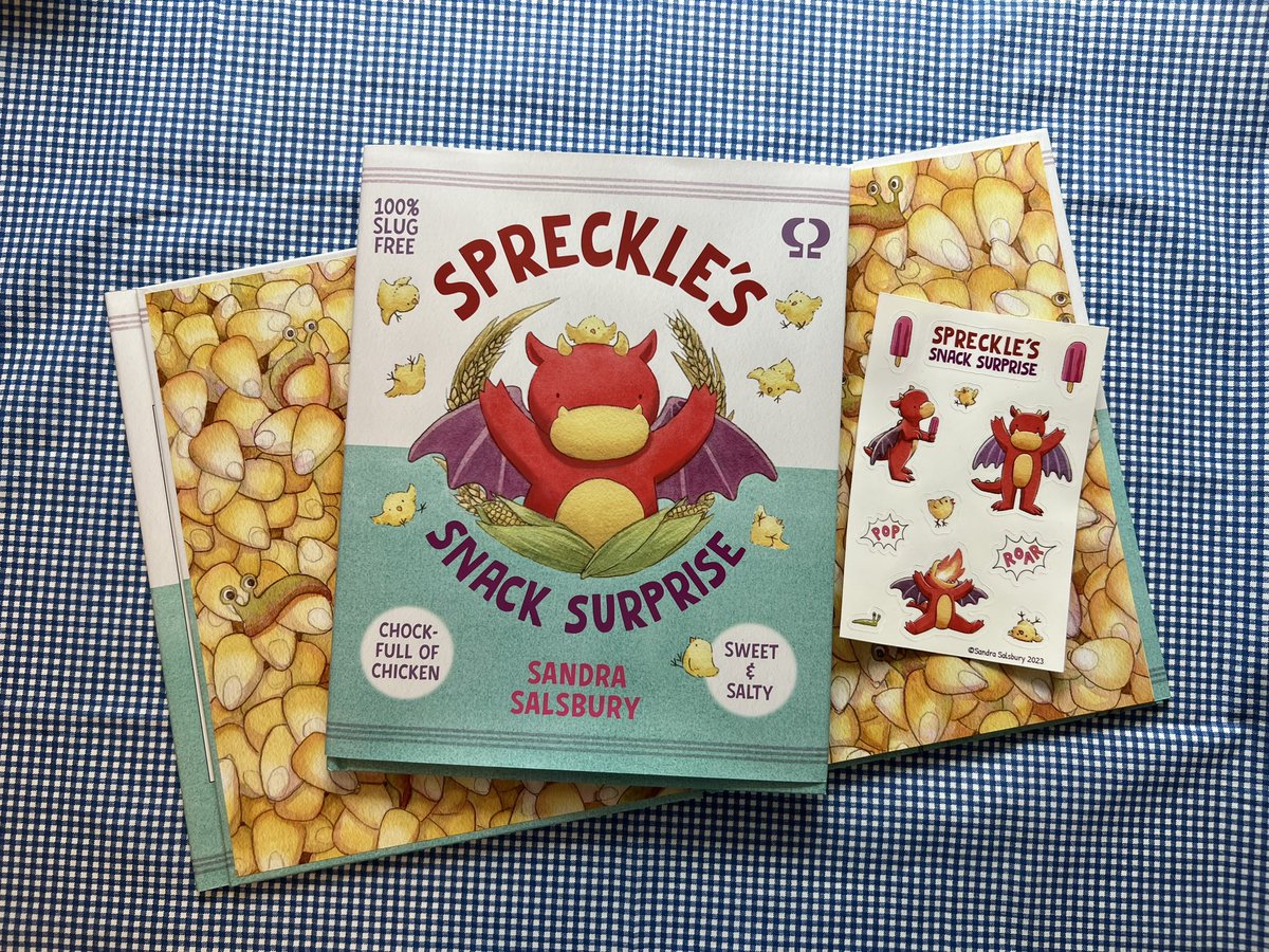 To celebrate the release of SPRECKLE’S SNACK SURPRISE, I’m giving away a signed copy and a sticker set. 
To enter:
- Like this post
- Retweet
- Comment with your favorite snack!
Entry open until 11:59pm July 4th.

peachtreebooks.com/book/spreckles…