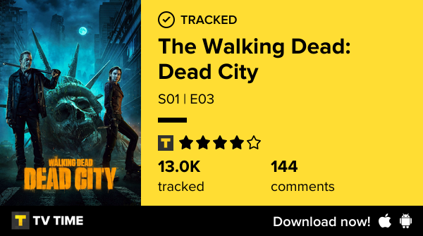 hashdough's tweet photo. I've just watched episode S01 | E03 of The Walking Dead: Dead City! #isleofthedead  https://t.co/whqJpNZbE3 #tvtime https://t.co/jyISTbL93b