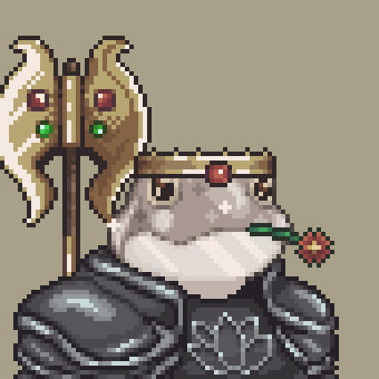 FrogLords's tweet photo. Ser Hopium, Lord of the Silver Lotus. https://t.co/54aEzt3fAX