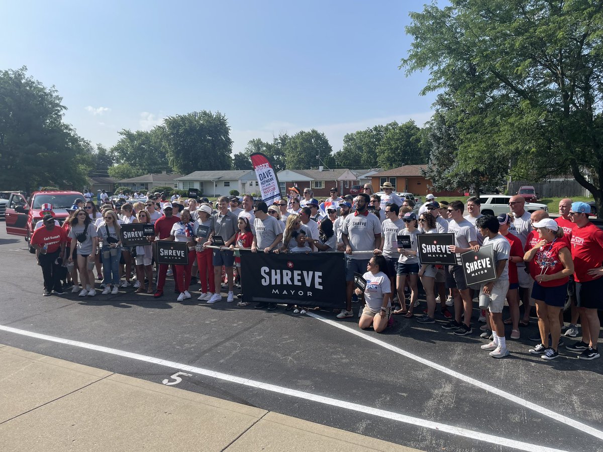 Awesome turnout for the Lawrence 4th Fest parade. Proud to be out working for <a href="/DaveForLawrence/">Dave Hofmann</a>, <a href="/JeffersonShreve/">Jefferson Shreve</a>, and all of our great Lawrence Township candidates! Happy 4th of July!