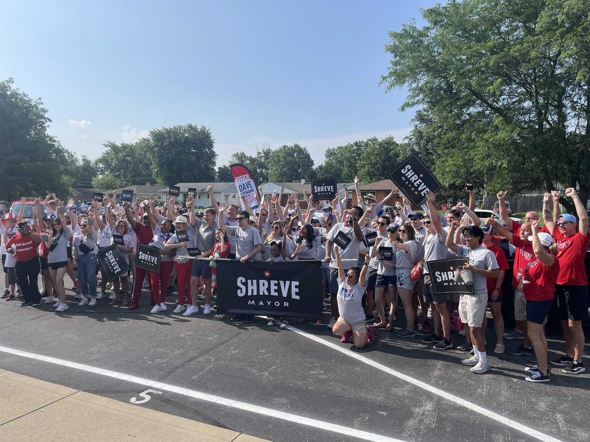 LTRClub's tweet photo. Awesome turnout for the Lawrence 4th Fest parade. Proud to be out working for @DaveForLawrence, @JeffersonShreve, and all of our great Lawrence Township candidates! Happy 4th of July! https://t.co/cYwG9HdJyQ