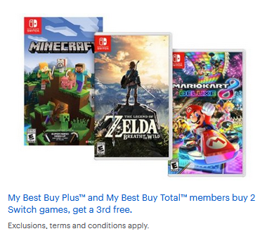 Deals: New Best Buy Promotion Lets You Pick Up Free Nintendo ﻿Switch ﻿Games