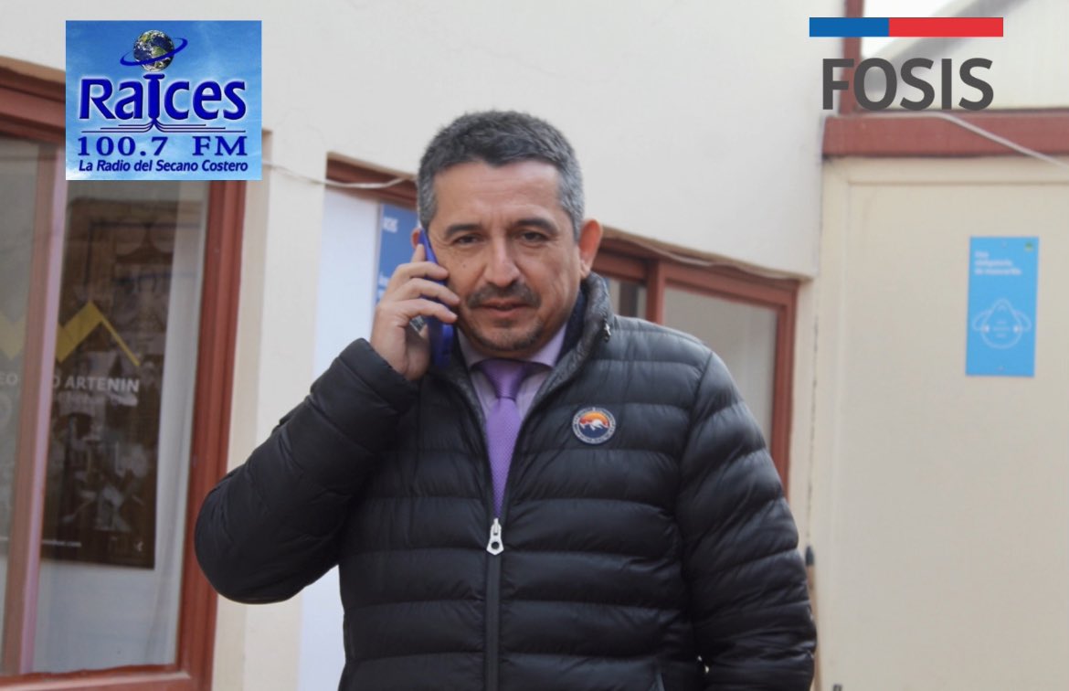 A esta hora 🎙️ Director Regional Claudio Guíñez está conversando con Radio Raíces 100.7 FM, de #Portezuelo, sobre el Programa Emprendamos Semilla Emergencia con el que se apoyará a 13 vecinos de la comuna que vieron afectados sus negocios con la emergencia de #incendiosforestales