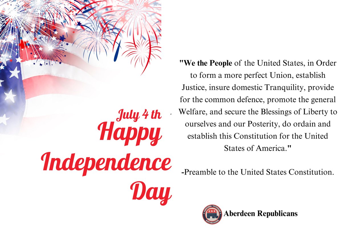 AberdeenGOP's tweet photo. Happy Birthday, America! https://t.co/fYsGMkaJYa