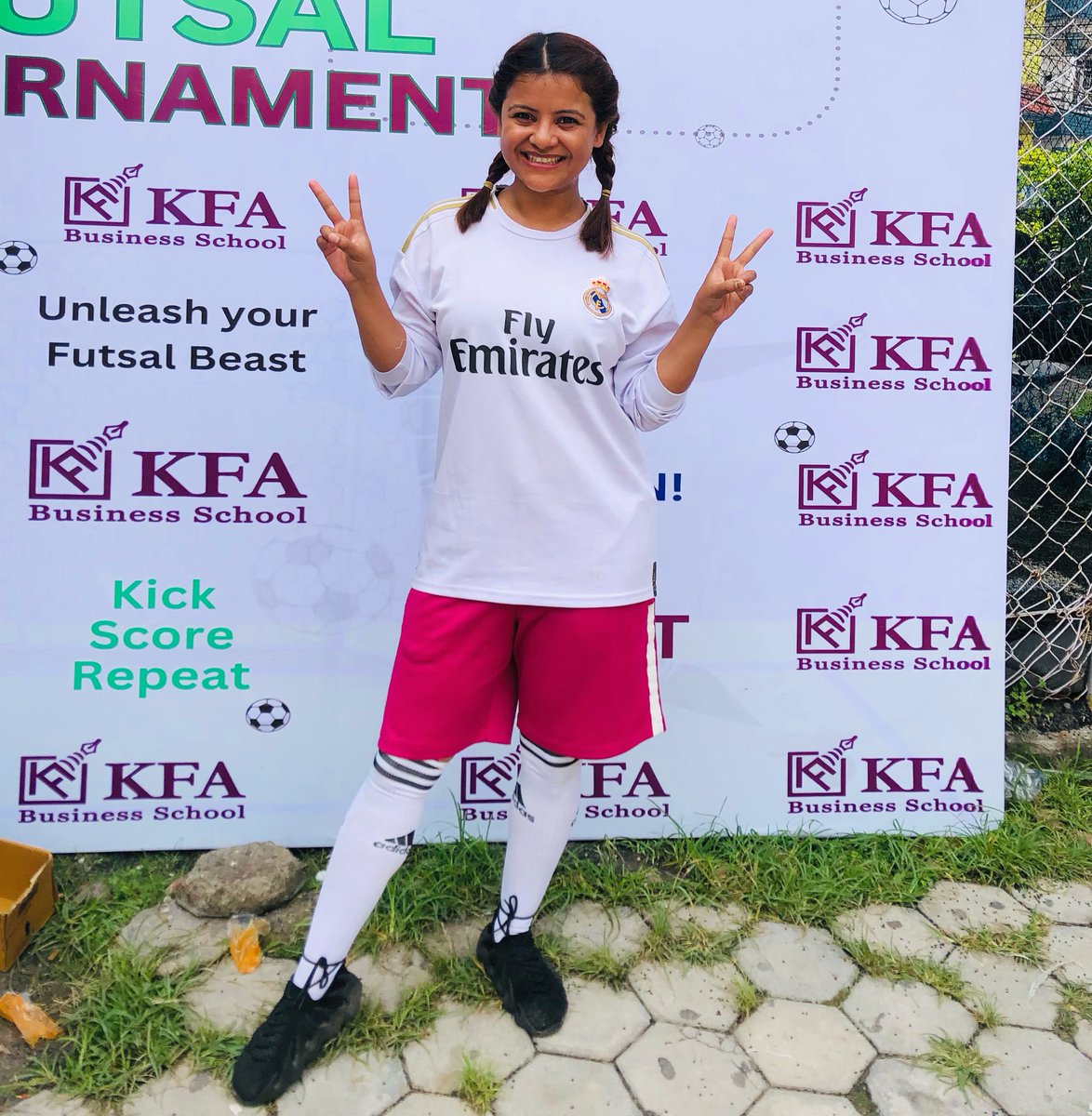 mjshree342's tweet photo. "Kicking My Way to Victory: Unforgettable Futsal Debut!"
@enprosc #kick_for_conservation #futsalmatch https://t.co/yhZdDjnIrK