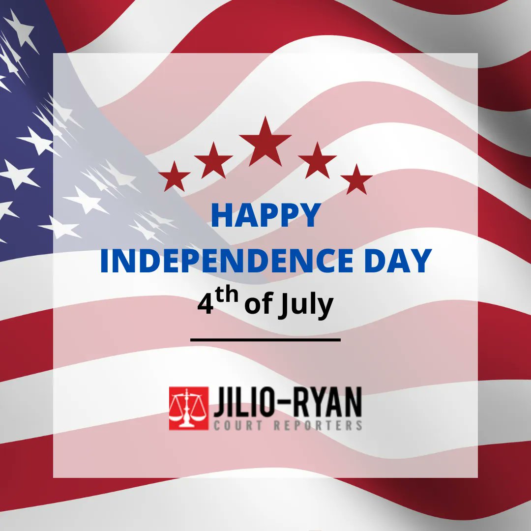 Jilio-Ryan wishes a happy and safe Independence Day to you, your family and friends!