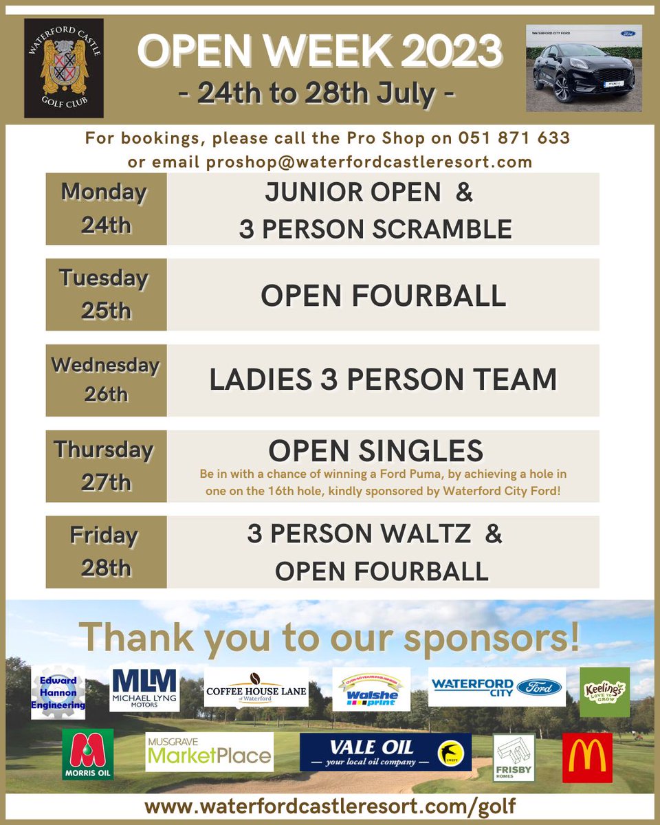 Waterford Castle Golf Club tweet media