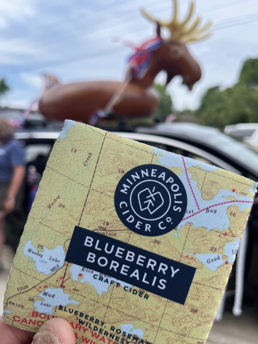 ⁦<a href="/FriendsBWCAW/">Friends of the BWCAW</a>⁩ is excited and getting ready for the July 4th parade in Ely! We’ll be handing out these amazing koozies! ⁦@mikelinnemann⁩ #mnleg