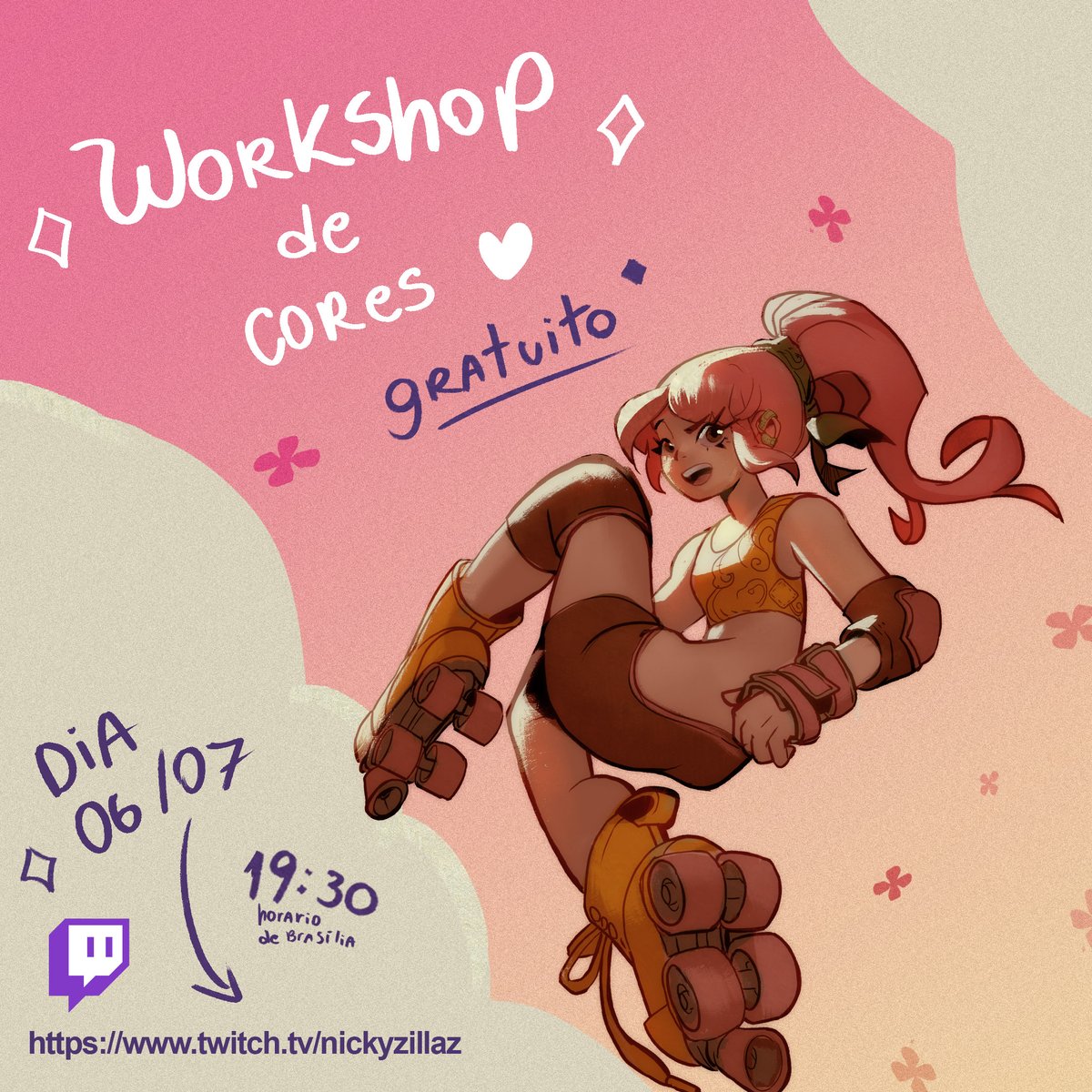 PijamaLlama's tweet photo. Oi pessoal !!✨
voltei pra anunciar que vou estar dando um workshop sobre cores gratuito no meu canal da twitch! 
ele acontecerá nessa quinta feira dia 06/07 as 19:30 horário de Brasília 🔥 https://t.co/jTagCZ0cIE