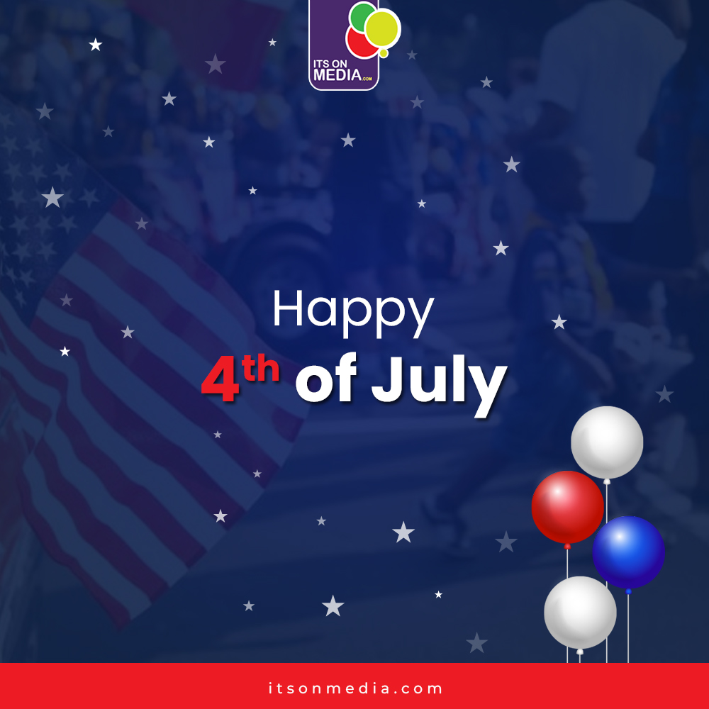 ITSONMEDIALLC's tweet photo. It's On Media wishes you a sparkling 4th of July filled with joy, laughter, and patriotic pride! 🎆🎇🎉

#fourthofjuly #independenceday #freedom #4thofJuly #itsonmedia https://t.co/oUjajmeHcw