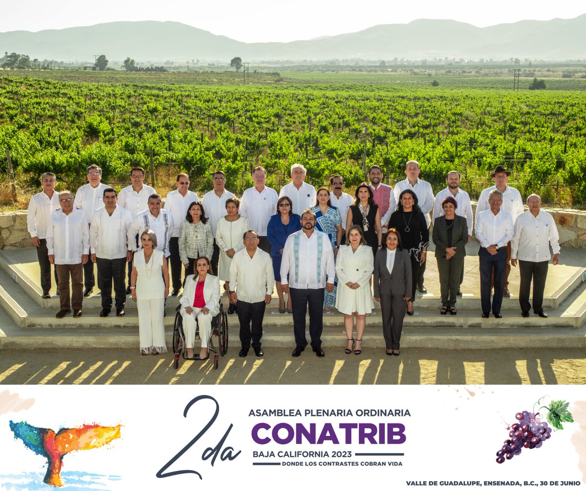 tsjoaxaca's tweet photo. #FelizMartes El titular del PJEO asistió a la 2ª Asamblea Plenaria 2023 de la @ConatribMx, en la que participaron 30 representantes de los Poderes Judiciales Estatales, resaltando la importancia de asignar presupuesto al Código Nacional de Procedimientos Civiles y Familiares. https://t.co/YtJNpWrPDU