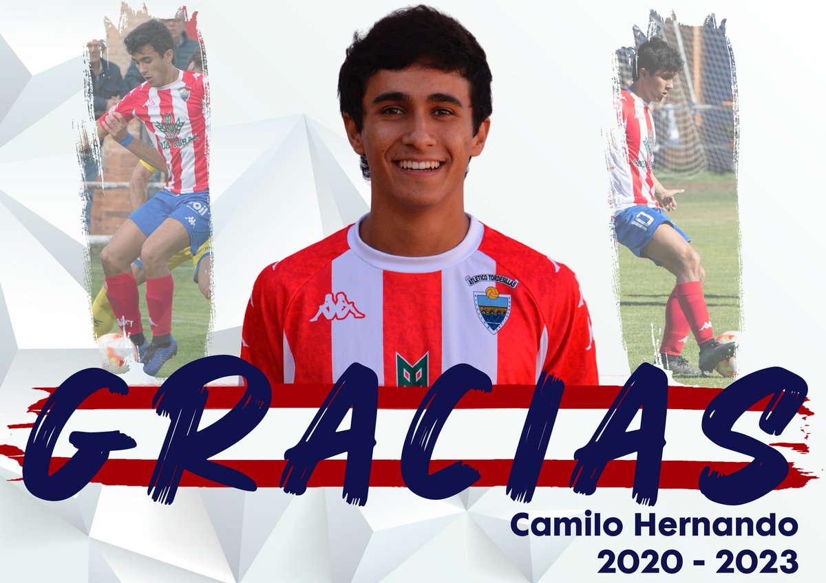 ℹ️ Por motivos académicos Camilo no podrá continuar la próxima temporada en el <a href="/AtcoTordesillas/">Atlético Tordesillas</a> 

El mediocentro benaventano deja en Las Salinas un recuerdo imborrable tras tres grandes temporadas como rojiblanco.

¡Muchas gracias y mucha suerte en tus próximos retos, Camilo! 🙌