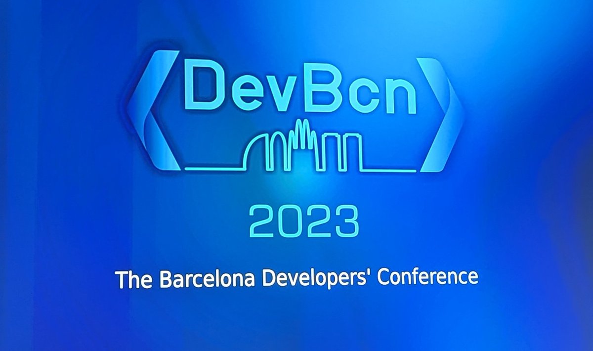 Kapcash's tweet photo. I spent 2 days at the @dev_bcn #devbcn! It's the first edition not Java focus and I must say they nailed it! Great organisation and good talks 👏 https://t.co/SoBGduGvvl