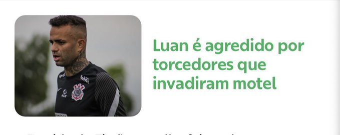 AndreCoroli's tweet photo. Todo meu carinho e respeito ao Rei da América de 17! Jogou demais!
Hoje é um ex-jogador! Nem sombra do que já foi... Mas nada, NADA justifica os atos de violência da torcida do Corinthians! #forcaluan https://t.co/KRXKX7vaw4