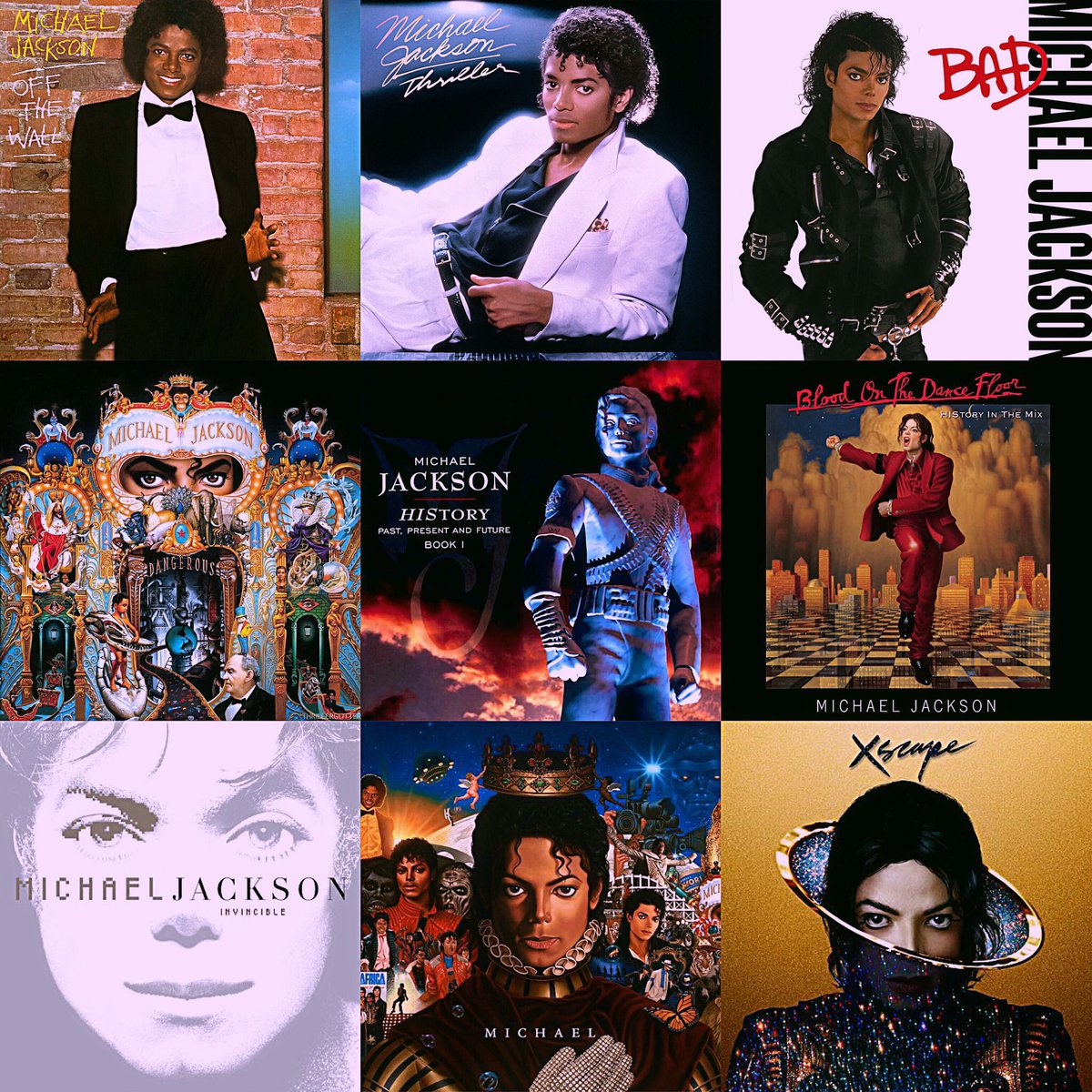 ThrillerGlitter's tweet photo. only two michael jackson albums can stay: https://t.co/SBN5ZY0mmN