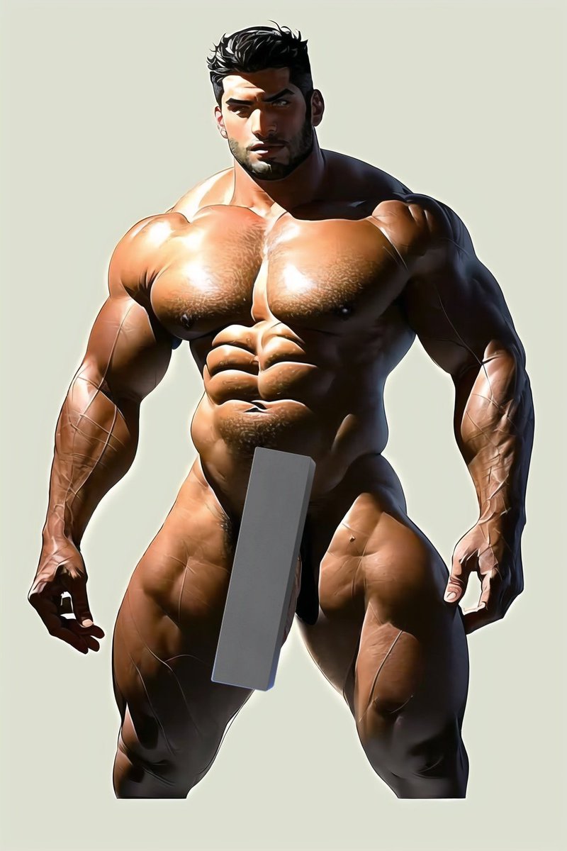 HunkVerse's tweet photo. DM✓ Original (FREE) No.0704A
He has some extra weight around his crotch area.
🍆🍑🤔🏋️♂️💪👀🤤
#fatdick #thick #bulge #meatpacking #hung #weighty #masculine
(#AIart #Hunkiverse) https://t.co/v3ueflD4g0