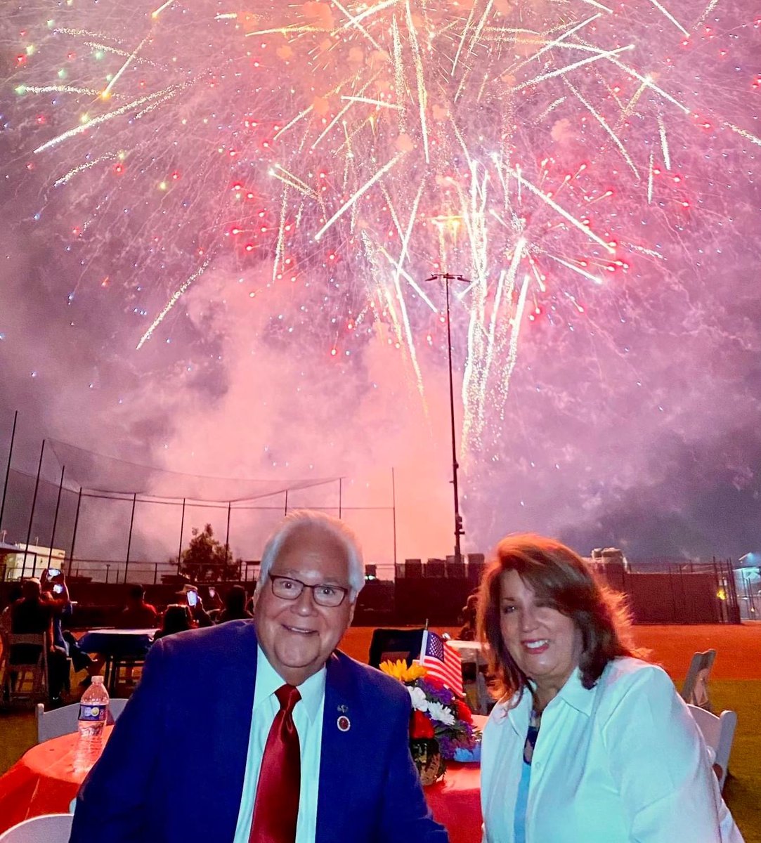My wife, Rose, and I wish all of you a very Happy Fourth of July. We have enjoyed attending some of the great fireworks shows throughout the 30th Senate District. Be safe &amp; enjoy your day and may God Bless America.
#FourthofJuly #4thofJuly #IndependenceDay #GodBlessAmerica #SD30