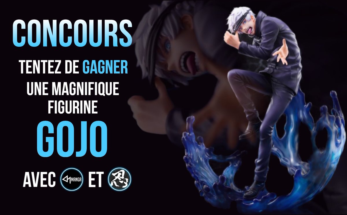INKU (@inku_fr) on Twitter photo CONCOURS JUJUTSU KAISEN ! 🎁
Tentez de gagner cette FIGURINE de Satoru Gojo ! 🔥
POUR PARTICIPER :
↪️ RT + FOLLOW @ActuMangas_ et <a href="/Nin_Nin_Game/">The Japanese Games & Hobby import specialist 🇯🇵</a> !
📅 TAS le 14/07/23
Bonne chance ! 🍀 CONCOURS JUJUTSU KAISEN ! 🎁
Tentez de gagner cette FIGURINE de Satoru Gojo ! 🔥
POUR PARTICIPER :
↪️ RT + FOLLOW @ActuMangas_ et <a href="/Nin_Nin_Game/">The Japanese Games & Hobby import specialist 🇯🇵</a> !
📅 TAS le 14/07/23
Bonne chance ! 🍀
