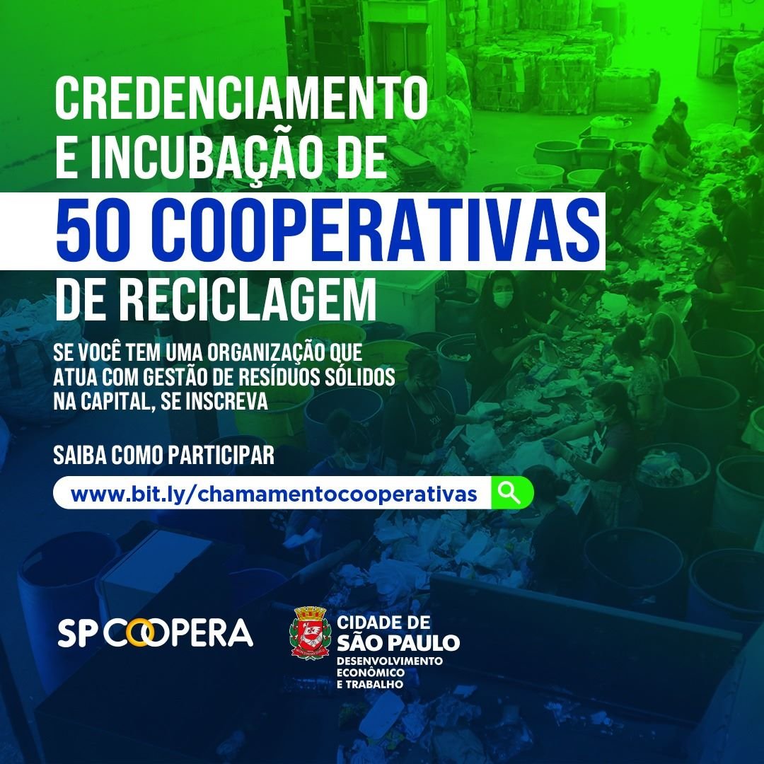 pimpmycarroca's tweet photo. 👀 Foi aberto um edital para que Cooperativas de Reciclagem possam se credenciar para receber diferentes tipos de apoio, além de se regularizarem para prestar serviços ao município.

Mais infos no site: https://t.co/dViQOzchRH https://t.co/sJ9VGNhcIL