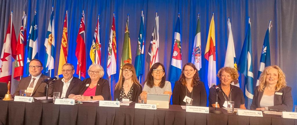 SandyNemeth's tweet photo. The day begins with the annual cross Canada check-in with provincial association Presidents. @cdnsba #csba2023 https://t.co/IzCkWvkove