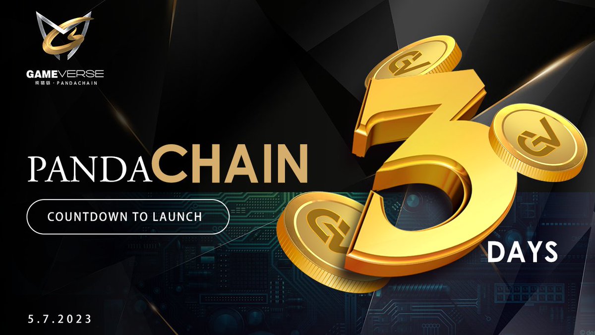 GameverseXPanda's tweet photo. Counting down 3days
PANDACHAIN countdown to launch
Experience the future of blockchain with PandaChain
#gameverse #pandachain #nft #GameFi https://t.co/fBaZBB4Qkq