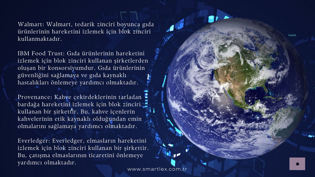 SmartlexTR's tweet image. Blok zinciri teknolojisi lojistikten tedarik zincirine pek çok alanda kullanılmaktadır. Şeffaflık, takip edilebilirlik ve verimlilik en etkin şekilde bu teknoloji ile gelişmektedir. Otomatikleşme gelecekte karşımıza sıkça çıkacaktır. #blockchain #supplychain #automatedsystems