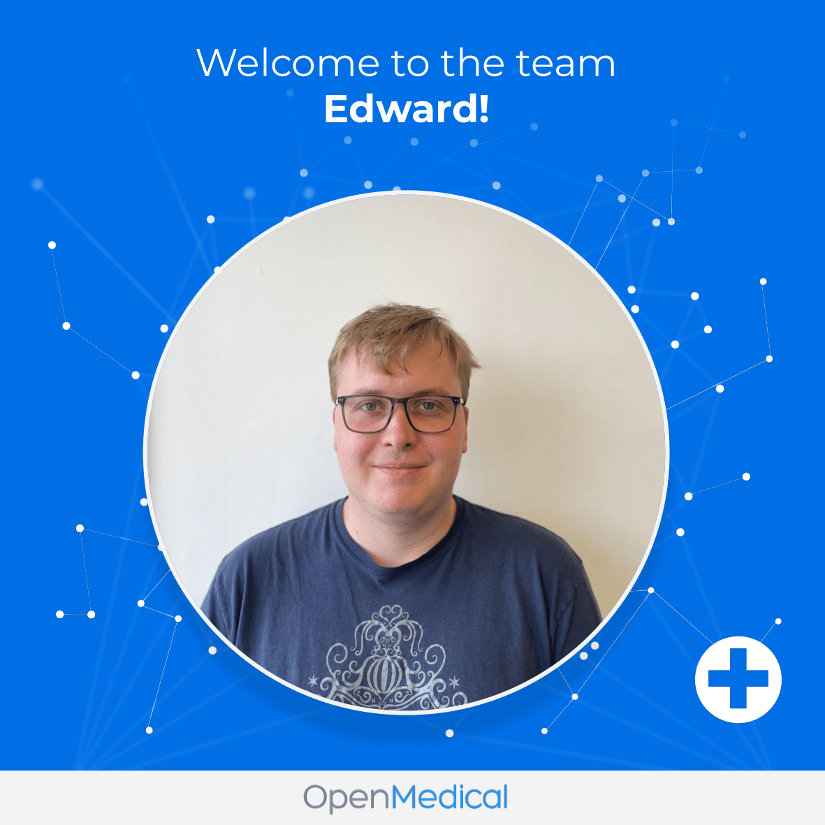 OpenMedicalLtd's tweet photo. We'd like to wish a very warm welcome to Edward Kitteringham who recently joined our team as a Software Support Coordinator. 🥳
Fun Fact: Edward is a super-star baker! 🎂
#team #career #job #hire #newhire #hiring #digitalhealth #openmedical #careeropportunities #softwaresupport https://t.co/79p4i2rbQn