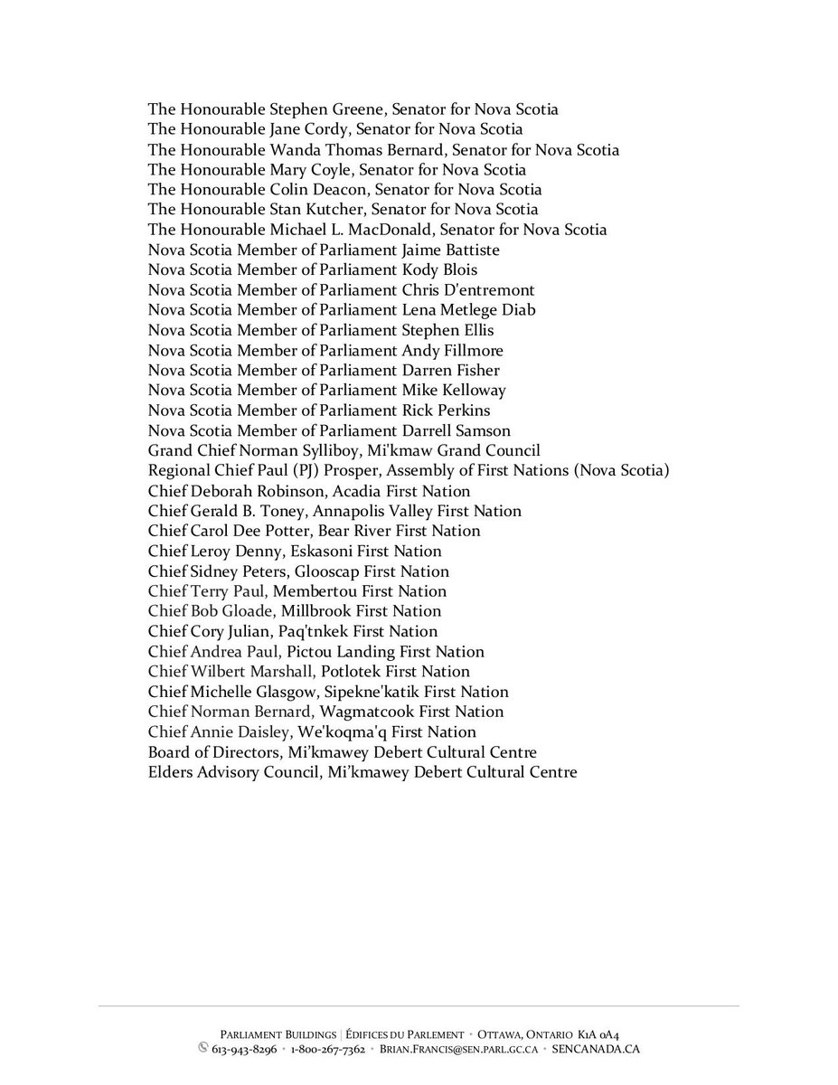 BrianFrancisPEI's tweet image. I am in full support of the Mi'kmawey Debert Cultural Centre. 

Read my letter ⬇️

@mikmaweydebert