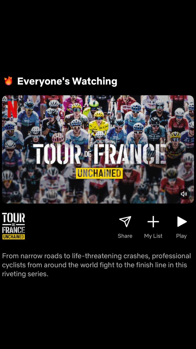 Tour de France Unchained follows the toughest bike race in the world - great to see it made the Netflix UK Top 10
It was a pleasure to be the UK English voice director on this series &amp; work with some simply *brilliant* actors and a fantastic production team 🍿🚵‍♀️
#netflix