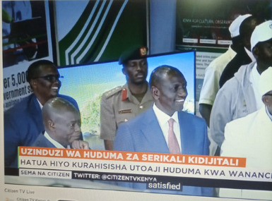We are happy to see that Simon Mulwa, a WP lead in EPIC Africa, having the opportunity to accompany the Kenyan president (Dr. William Ruto) during the launch of the Kenya Agricultural Observatory Platform (KAOP) and various other services.