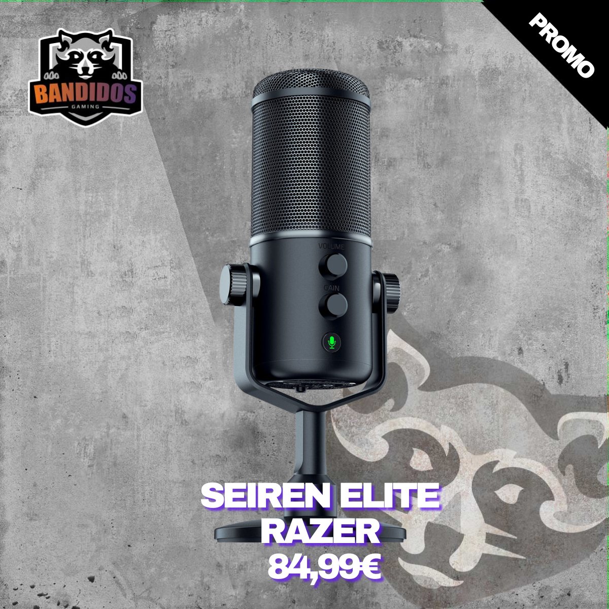 GamingBandidos's tweet image. Le SEIREN ELITE – RAZER – NOIR – MICROPHONE POUR STREAMING est en promotion à 84,99€ au lieu de 209,99€ sur Bandidos Gaming.

bandidos-gaming.com/produit/seiren…

#SeirenElite
#RazerStreaming
#MicrophonePourStreaming
#QualitéAudioSupérieure
#DesignÉlégant
#PerformanceExceptionnelle