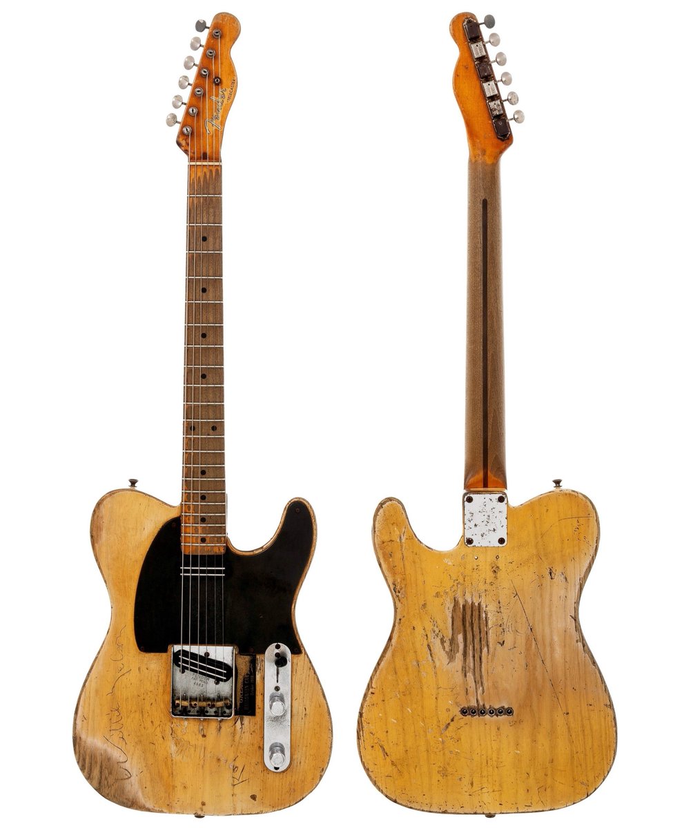 #TeleTuesday Danny Gatton's 1953 Fender Telecaster Blonde Serial # 4883 #guitar #Fender #Telecaster #FamousGuitars #DannyGatton
