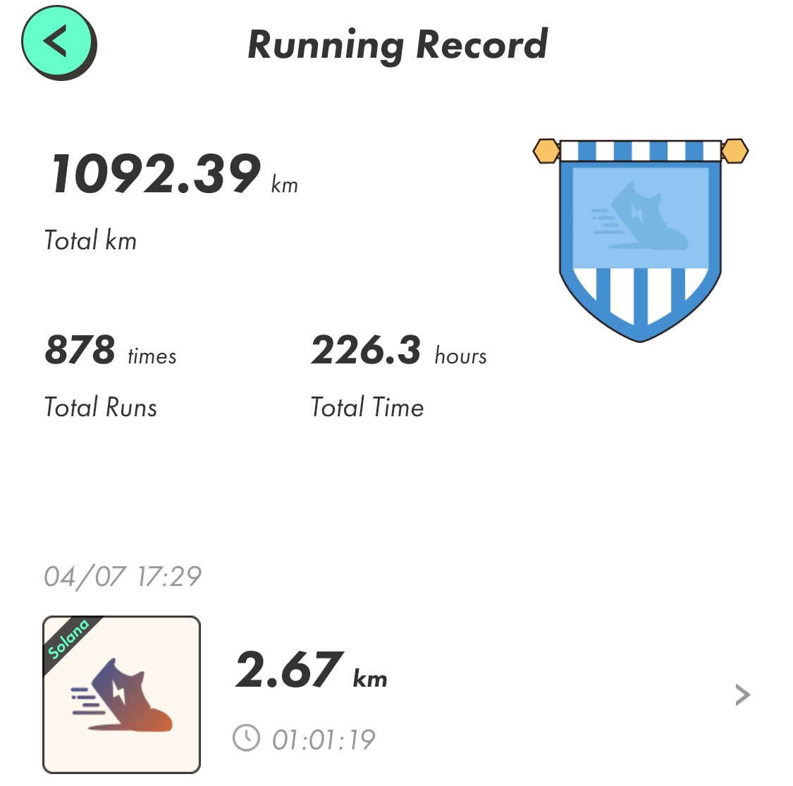 gonna use this image for 1k badge! 
#STEPN #mySTEPNrun