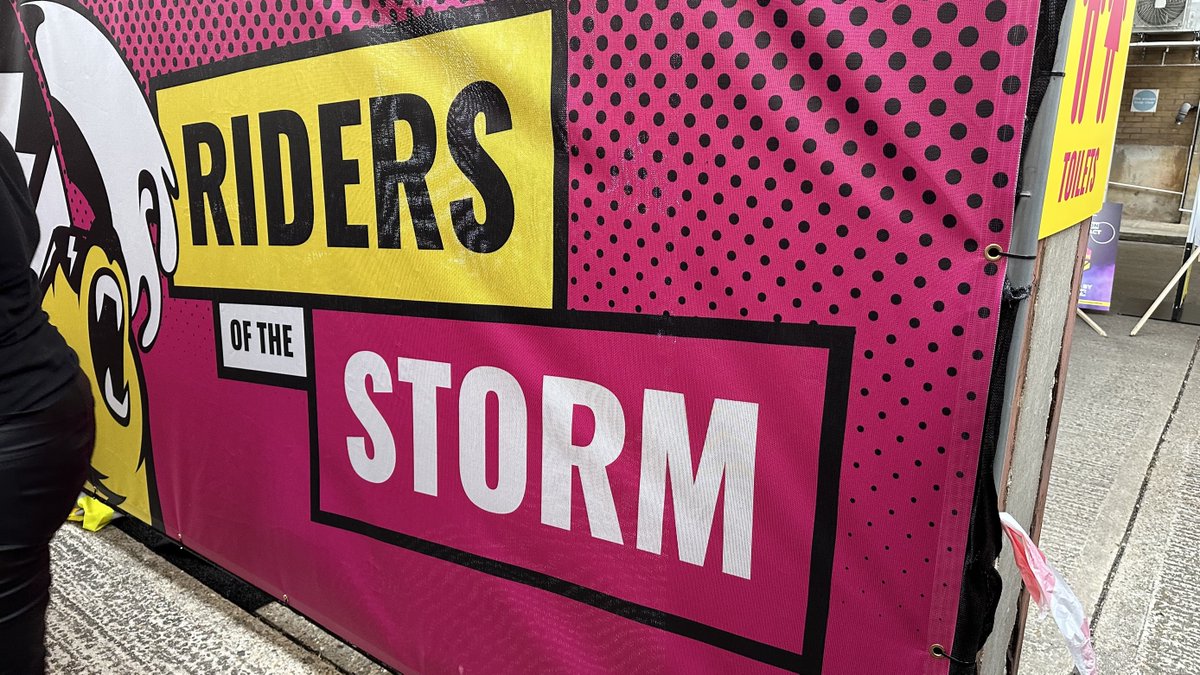 We are out and about again, this time at #MADFEST23 “Riders of the storm” is this year’s theme and today we not only braved London’s storm but heard a breadth of inspiring stories of resilience, holding your nerve and rebuilding. Great first day!