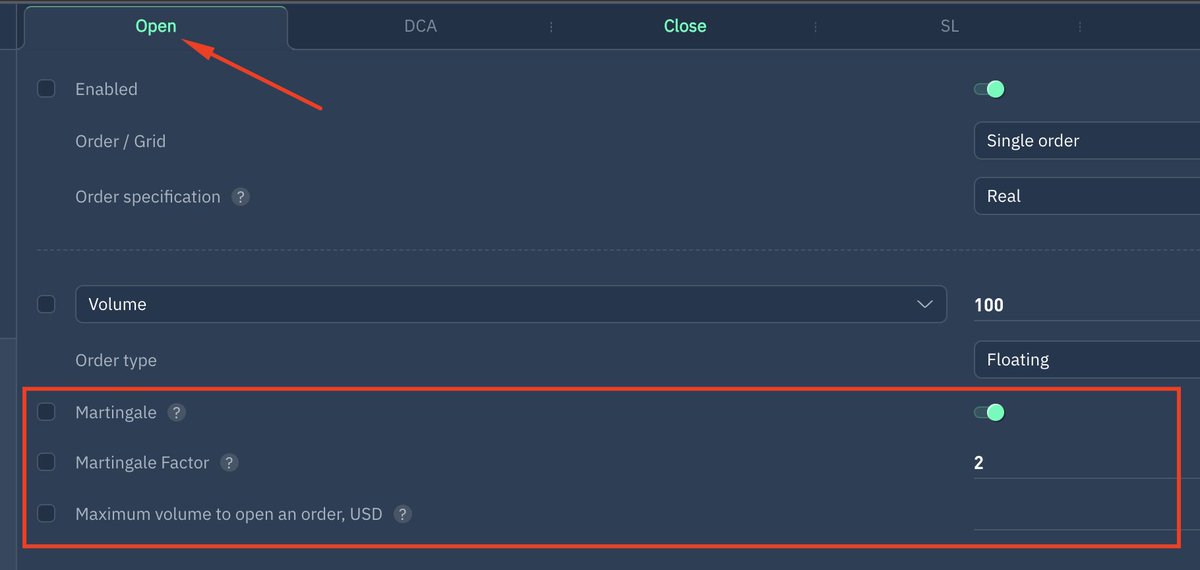 finandycom's tweet image. Martingale in Signals, new position price without commission, and much more.
📣 #CodeUpdate
👉 New Martingale strategy: Increase position volume after a loss on a specific currency pair. In settings, define multiplier and maximum , ...
Read more...
en.logs.finandy.com/changelog/mart…