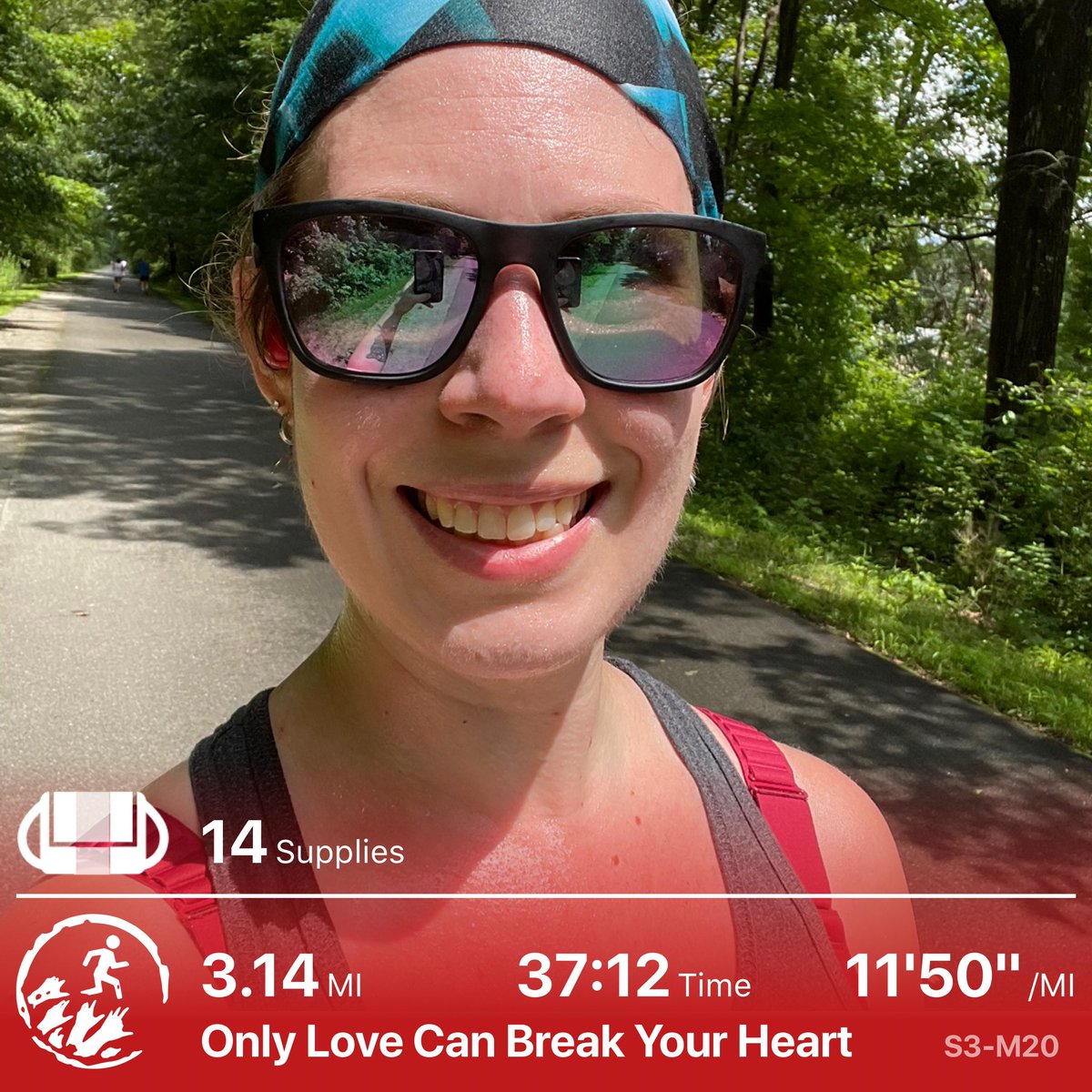 ValkyrieSoVa's tweet photo. The humidity kinda killed me π₯΅
Owen's unrequited love and zombie bridesmaids weren't our only problem today #zombiesrun #zombiesrunapp #zombiesrungame #runnerfive #runner5 https://t.co/lTfmagCVoa