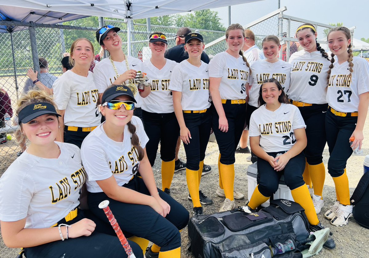 LucMartins2026's tweet photo. First 14u tourney in CT! We went 5-1!
AB-11 H-4 R-4 RBI-3 BB-1 SO-1 SAC-5 SB-3 PO- 10. Batted 2nd and batted .364. Played 2nd all 6 games. #firsttourney🥎🖤💛 @MaggieSchlossb1 @LadySting_18u
@TaylynnRob2027 @kileymawn_2026 @KayleeGen_2027 @ElizabethC2390 https://t.co/vje4UsSR0B
