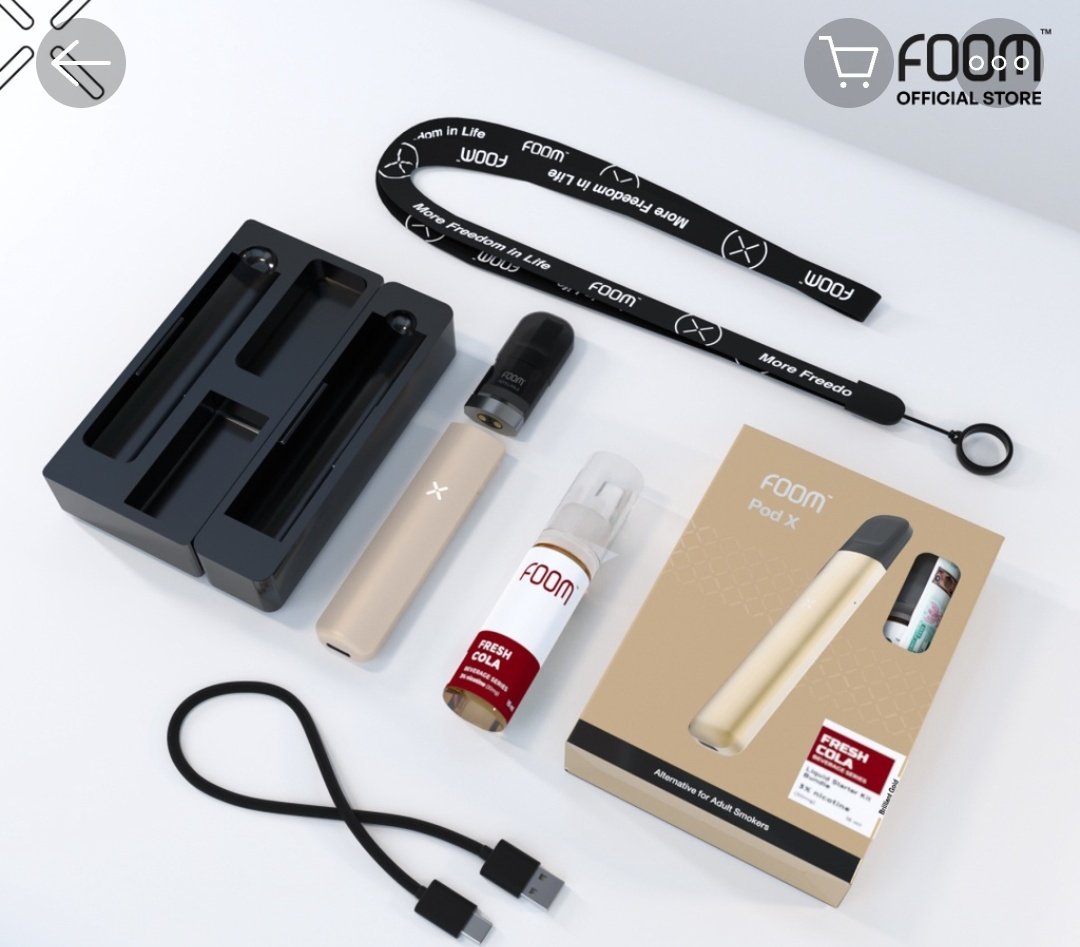 shopeemall's tweet photo. Wtb foom pod x bundling liquid apa ajasihhh tag wts pods https://t.co/WVKBZjVIA4