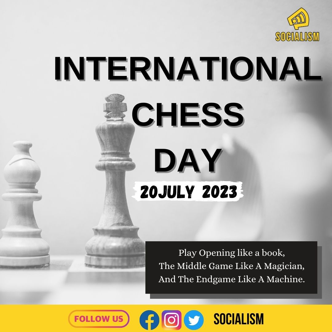 SocialismCo's tweet photo. World Chess Day https://t.co/4NhqqOiGGs