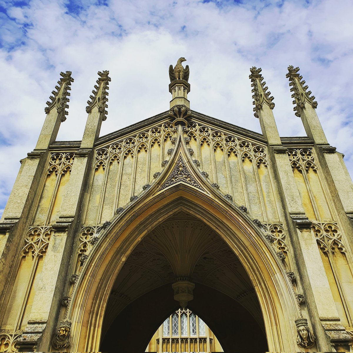 Puspendu (@puspendu71) on Twitter photo Hight of rivalry! The eagle at the entrance of the St. John's college <a href="/Cambridge_Uni/">Cambridge University</a> is looking to it's left because if it would look straight, it has to gaze on the Trinity, the main rival college!
#Cambridge #College #History Hight of rivalry! The eagle at the entrance of the St. John's college <a href="/Cambridge_Uni/">Cambridge University</a> is looking to it's left because if it would look straight, it has to gaze on the Trinity, the main rival college!
#Cambridge #College #History